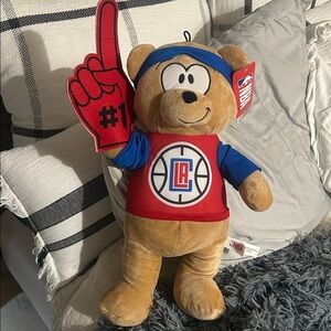 NBA Red and Blue Team Mascot Bear